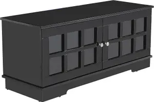 MDA Designs HAMILTON Black Traditional TV Cabinet for Flat Screens up to 55"