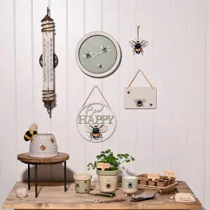 Country Living Outdoor Clock - Bee