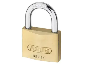 ABUS Mechanical 65/50Mm Brass Padlock Keyed Alike 6506