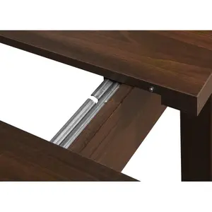 Cenare Extendable Dining Table Wenge / 78cm H x 180cm W x 80cm D