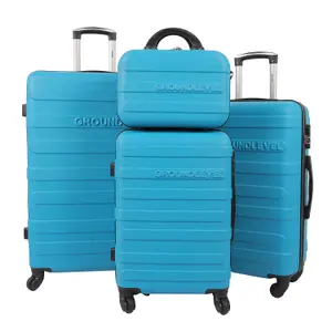 4 Piece Regency Hard Shell Luggage Set - Teal