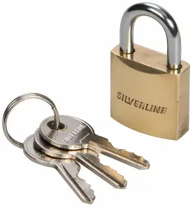 SILVERLINE - 30mm Brass Padlock