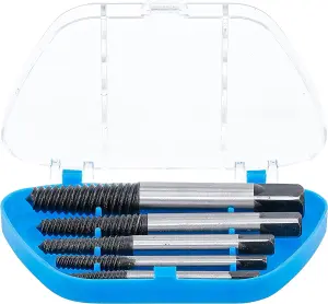 Autojack 5 Piece Screw Extractor Set Damaged Screw Remover Tools