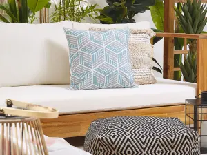 Set of 2 Outdoor Cushions VEGGIO Multicolour