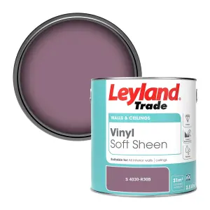 Leyland Trade Vinyl Soft Sheen Walls & Ceilings Emulsion Paint (S 4030-R30B) - 2.5L