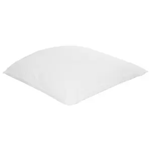 Set of 2 Pillows TRIGLAV Low 80 x 80 cm White