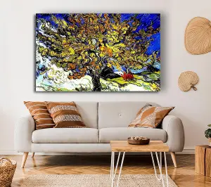 Vincent Van Gogh The Mulberry Tree Canvas Print Wall Art - Medium 20 x 32 Inches