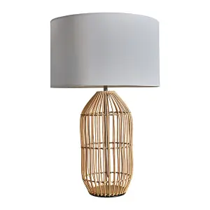 ValueLights Hollins Natural Table Lamp