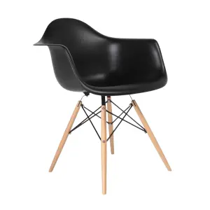 Stylish Black Cadiz Armchair for Modern Homes