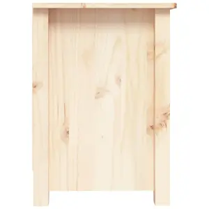 Berkfield TV Cabinet 103x36.5x52 cm Solid Wood Pine