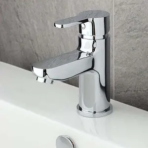 Melody Polished Chrome Deck-mounted Basin Mono Mixer Tap