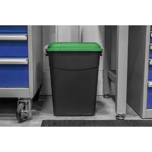 Sealey Refuse/Storage Bin 50L - Green BM50G