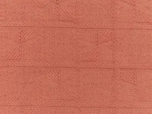 Bedspread MARAKA Cotton 150 x 200 cm Light Red