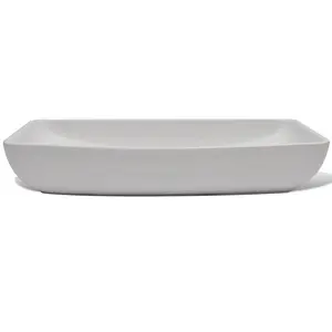 Belfry Bathroom 710mm L x 380mm W White Ceramic Rectangular Sink