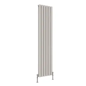 Vertical White Double Flat Panel Radiator (H) 1800 mm x (W) 408 mm, 5948 BTU.