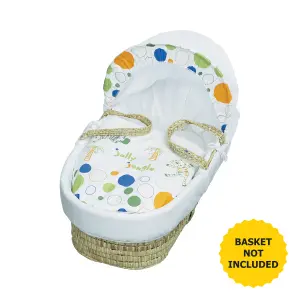 Kinder Valley Jolly Jungle Baby Moses Basket Bedding Set