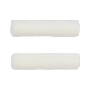 GoodHome Short Pile Mohair Roller sleeve, Pack of 2, (L)100mm (D)15mm