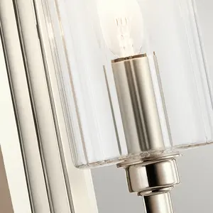 Luminosa Kichler Kimrose Wall Lamp Polished Nickel