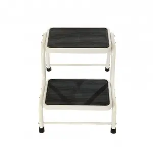 Oypla Double Caravan Step Stool Steel Non Slip Rubber Tread Safety