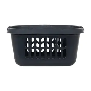 Wham 2 x Casa Plastic Hipster Laundry Basket Midnight