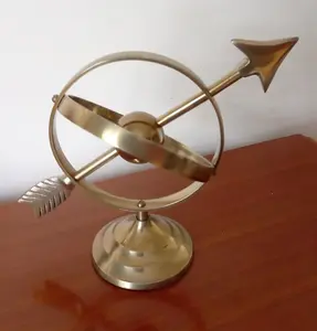 Armillary Sphere Globe Desk Top Brass Ornament Sculpture