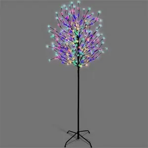 Netta 6ft Cherry Blossom Tree With 300 Led Lights, Suitable For Indoor And Outdoor Use - Multi-Colour