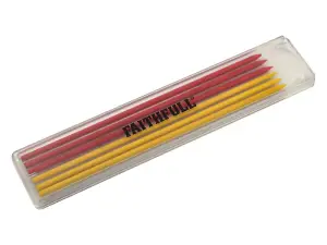 Faithfull EBPL62205 Mixed Pencil Marking Refill Pack, 6 Piece FAICPLRRFILC