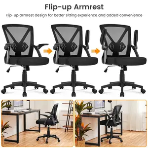 Mesh Office Chair Black / Black