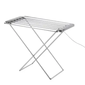 Daewoo Heated Airer Foldable 120W 10KG Load Energy Efficient Drying Rack