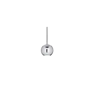 Luminosa Mr Jack 1 Light Large Dome Ceiling Pendant Chrome, GU10