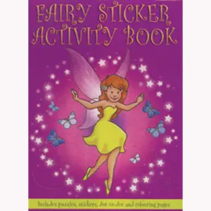 WF Graham A6 Sticker & Activity Books (Pack of 24) Fairy (One Size)