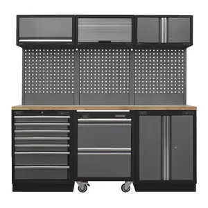 Sealey Superline Pro 2.04m Tool Storage System Pressed Wood Worktop APMSSTACK12W