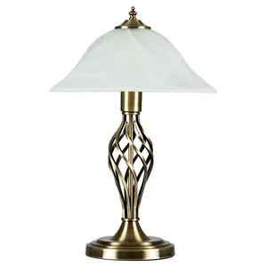 Axelrod Metal Table Lamp Antique Brass