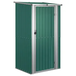 Berkfield Garden Shed Green 118.5x97x209.5 cm Galvanised Steel