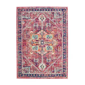 Persian Rug, Handmade Rug, Bordered Floral Rug with 20mm Thickness, Traditional Rug for Living Room-200cm X 290cm