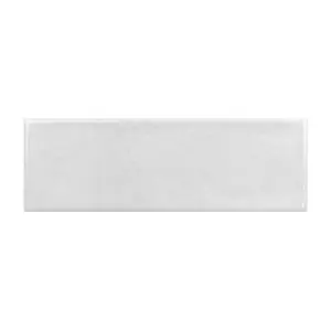 Top Ceramics White Gloss Metro Ceramic Wall Tile (L)300mm x (W)100mm Each box 0.84sqm