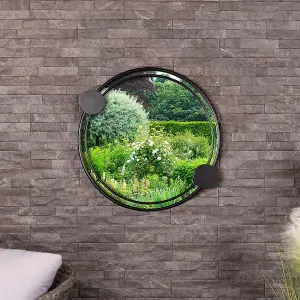 Warsaw Round Garden Mirror Weather Resistant