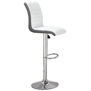 Jam Rectanuglar Glass Grey Bar Table 4 Ritz White Grey Stools