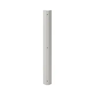 GoodHome Stevia Innovo handleless matt grey slab Matt grey Standard Corner post, (W)34mm (L)715mm