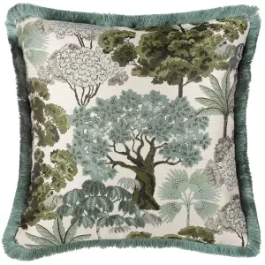 Wylder Woodlands Floral Jacquard Feather Rich Cushion