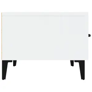 vidaXL TV Cabinet High Gloss White 150x34.5x30 cm Engineered Wood