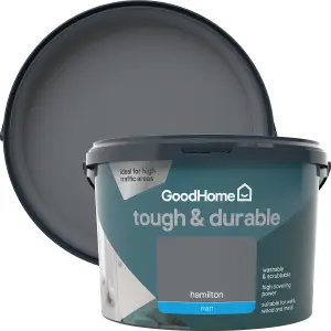 GoodHome Durable Hamilton Matt Emulsion paint, 2.5L