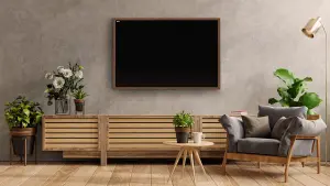 ALLboards Black chalkboard 60x40 cm wooden frame wood color