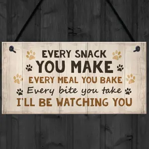 Funny Pet Lover Gift Dog Sign For Home Pet Sign Dog Gift Funny Hanging Plaque Keepsake