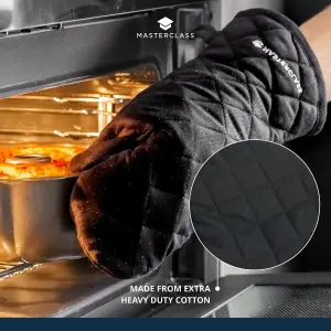 MasterClass Deluxe Professional Black Single Oven Glove