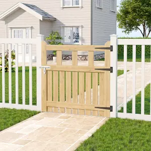 90x90cm Outdoor Garden Wooden Gate Fence Patio Gate