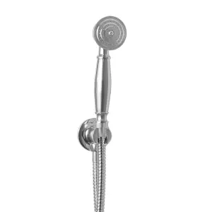 ENKI Traditional Chrome Traditional Solid Brass Handheld Shower Head & Hose E0004