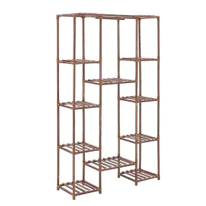 Garden Brown Multi-tier Wooden Plant Stand