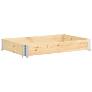 Berkfield Raised Bed 100x150 cm Solid Pine Wood (310058)