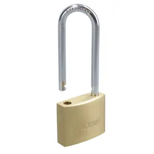 38mm Long Shackle Brass Padlock Security Lock with 3 Keys